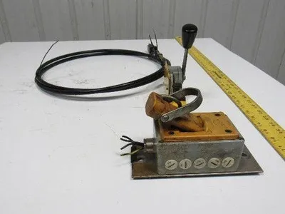 Werke G200 Cable Operator Lever Control W/Brad Harrison Safety plug CNC  Lathe
