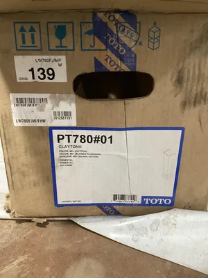 Toto Clayton PT780#01 Replacement Lavatory Sink Pedestal -NIB
