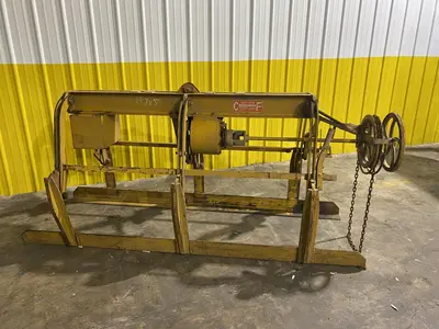 10,000 LB X 96" X 20"-48" ADJUSTABLE  CULLEN FRIESTEDT C F PARALLELOGRAM SHEET LIFTER: STOCK 15383