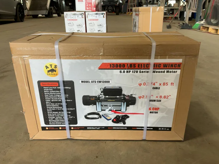 Used ATS POWER ATS-EW13000 13,000 LB ELECTRIC WINCH Winches Michigan US | Miedema Asset Management Group #1321283
