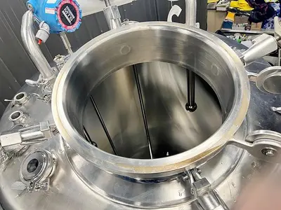🔴 Heading to Auction May 27 - Used 550 Gallon Tank (Reactor), 316 Stainless Steel, Full Vacuum
