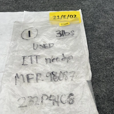 Used ITT 232P44C6 Pressure Switches California US | Davliegogo LLC #1707090