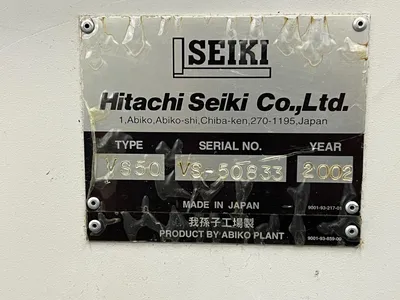 2002 HITACHI SEIKI VS50 Vertical Milling Center | Levy Recovery Group (12)