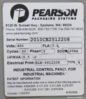 USED PEARSON CE25-T