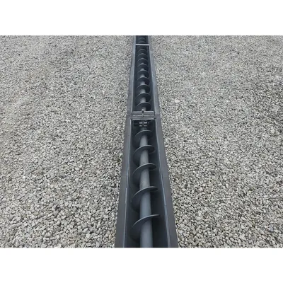 New 6" X 30 ft Miteck Carbon Steel Industrial Screw Auger Conveyor