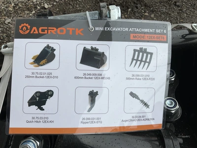 Used AGT 12EX-SET6 MINI EXCAVATOR ATTACHMENT SET Misc Construction Attachements Michigan US | Miedema Asset Management Group #1339094