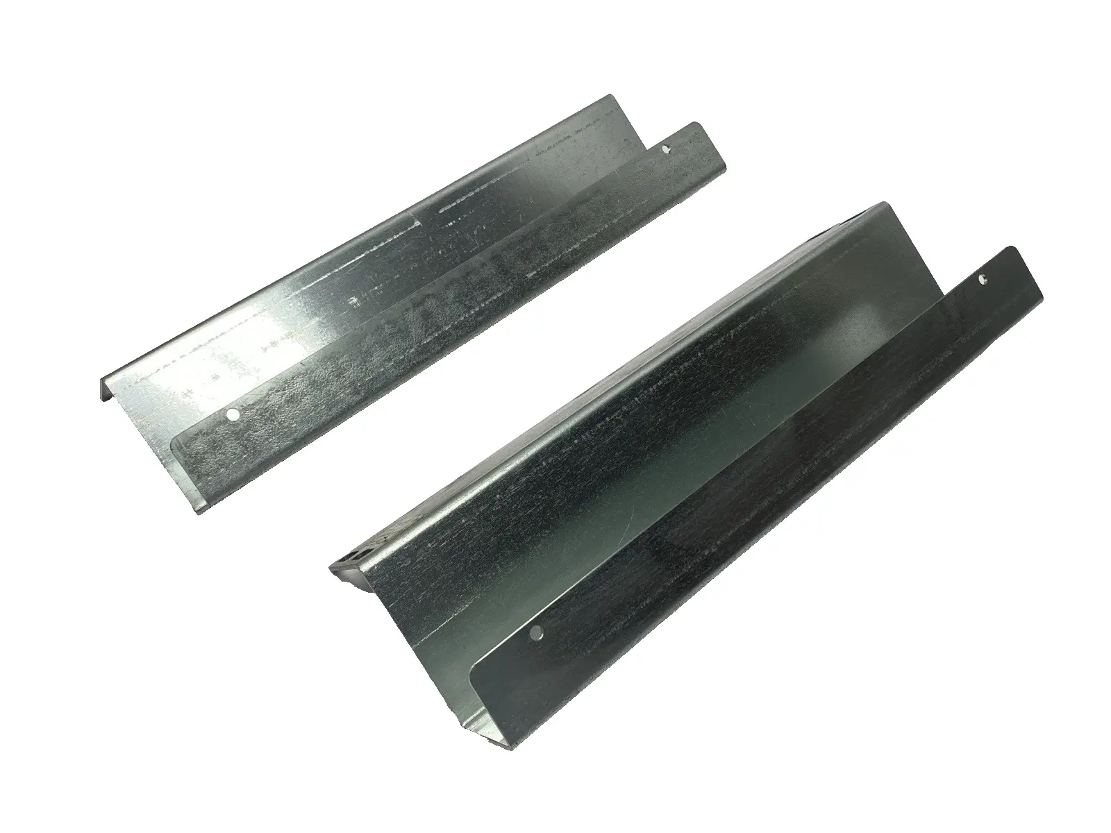 USED MALLARD GRAVITY FLOW RAIL BRACKET LOT OF 2