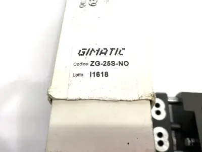 USED GIMATIC LINEAR SLIDES FOR PNEUMATIC NIPPERS, NORMALLY OPEN, 25MM DIA