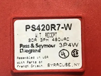 USED PASS & SEYMOUR PS420R7-W