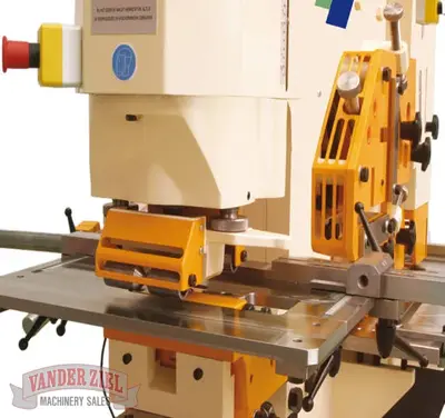 Geka Hydracrop 80/150 88 Ton Dual Cylinder Ironworker - NEW