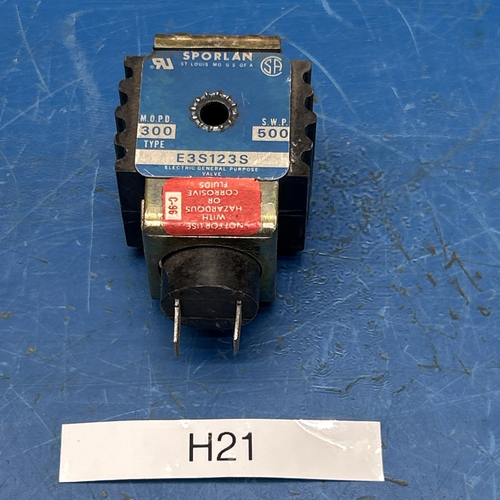 USED SPORLAN E3S123S