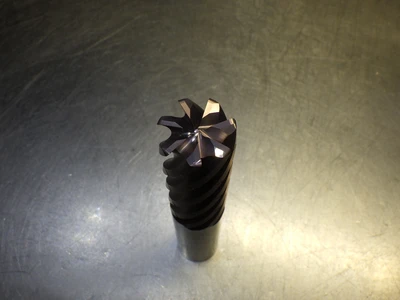 Kyocera / SGS 1" 7 Flute Carbide Cr Endmill 1" Shank .06 R 77303 (LOC2939A)