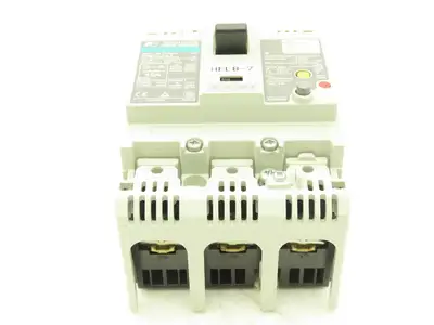 Fuji Electric EW50RAGU-3P015 Earth Leakage Circuit Breaker 3-Pole 15A 100-440VAC