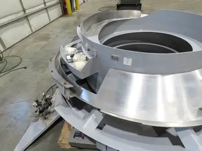 Fortville Feeders Vibratory Parts Feeder 60" Stainless Bowl