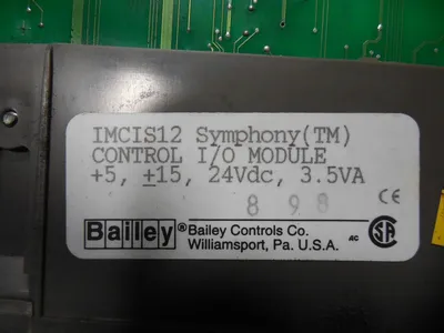 Bailey Controls IMCIS12 Symphony Control I/O Module Used