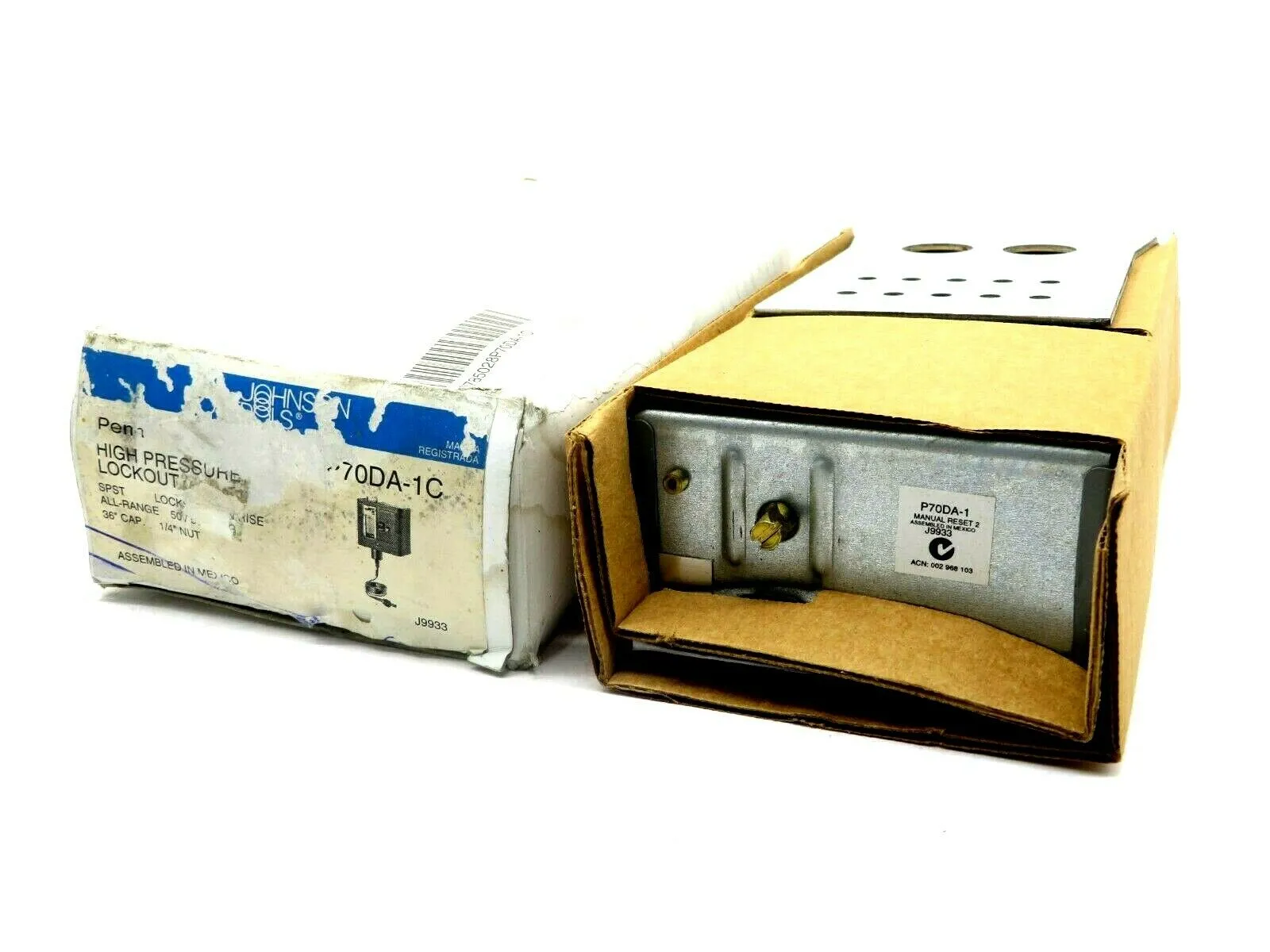 NEW JOHNSON CONTROLS P70DA-1C HIGH PRESSURE LOCKOUT P70DA1C