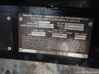 Used 2020 VAC-TRON 2020 VAC-TRON CV573GT Vacuum Trailers Florida US | HDD Broker #1346732