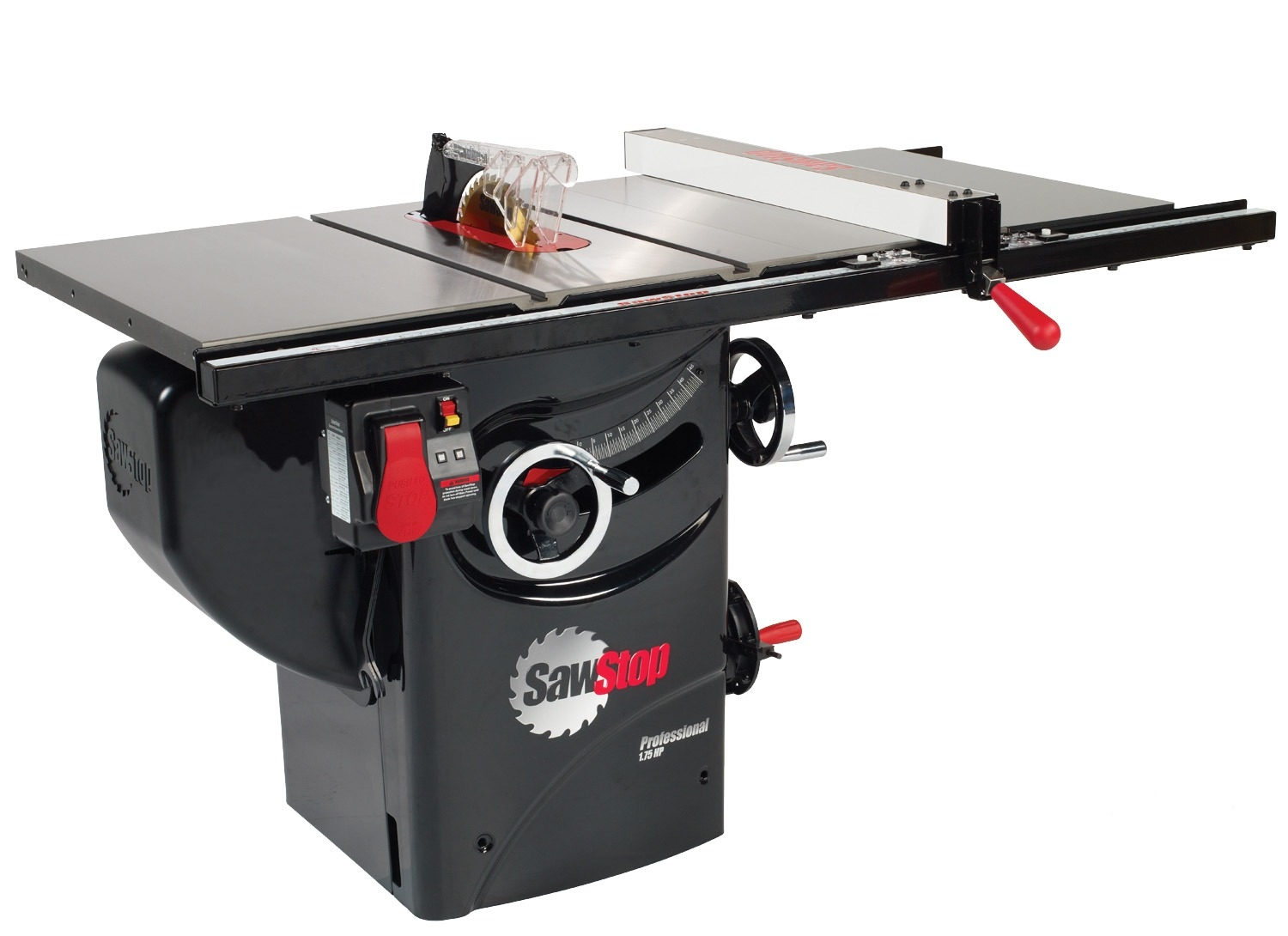 SawStop Professional 1.75HP, 120V, 60Hz 30" Premium Fence System