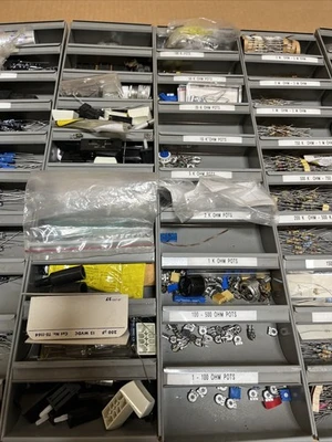 Huge Electrical Lot Circuit Board Repair Resistors, Transitors, Chips, Fuses🇺🇸