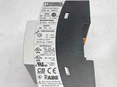STEP-PS/ 1AC/15DC/4 | Phoenix Contact  Power Supply Unit 4A 15V 2868619 - Used