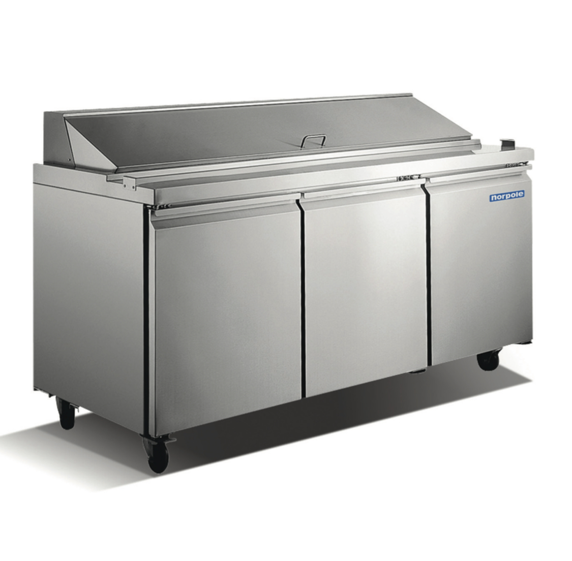 3 Door Stainless Steel Sandwich/Salad Prep Table