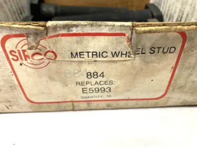 USED SIRCO METRIC WHEEL STUD REPLACES E-5993 PACKAGE OF 6