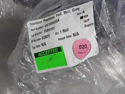 Peelable Foil Rolls