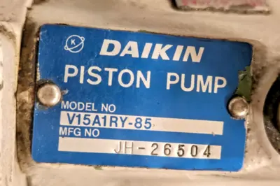 Daikin Hydraulic Oil Motor Piston Pump CNC M15A1Y-2-50 3 Phase Induction 1.5kw