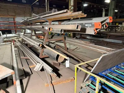 LARGE AMOUNT OF CAST, STAINLESS STEEL, ALUMINUM, GALVINIZED AND PVC PIPES