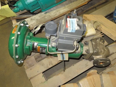 Fisher 1" type EZ Steam Valve with Actuator and Positioner , Unused Condition