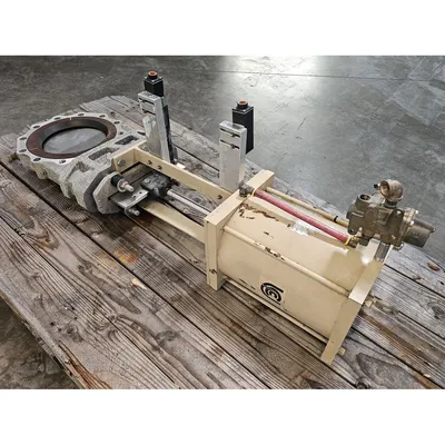 Surplus 10" United Conveyor Corporation Stainless Steel Knife Gate Valve