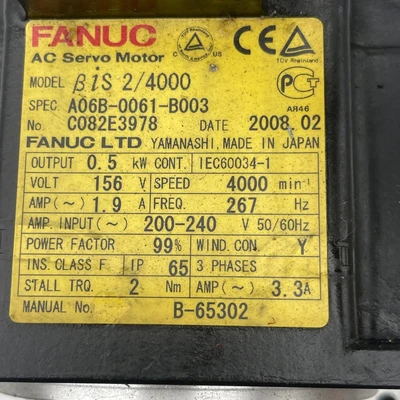 Used FANUC A06B-0061-B003 Misc Industrial Equipment California US | Davliegogo LLC #1709474