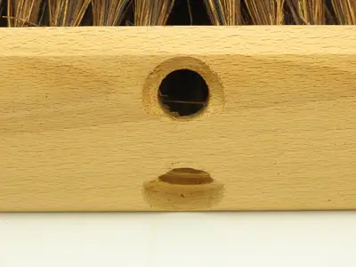 18" Garage Shop Brush Wooden Push Broom Head 4" Palmyra Fill  Lot of 6