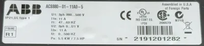 ABB ACS880-01-11A0-5 General Purpose AC Drives | ESS Industrial Equipment Sales (13)
