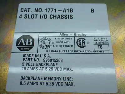 USED ALLENBRADLEY 1771A1B