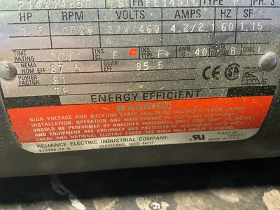 Used RELIANCE ELECTRIC P14X1485R Motors (misc) Ohio US | HGR 24 #1704975
