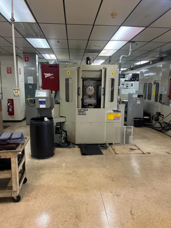 Used 2004 MITSUI SEIKI HU40A Horizontal Machining Centers Illinois US | Lion Machinery #1295281