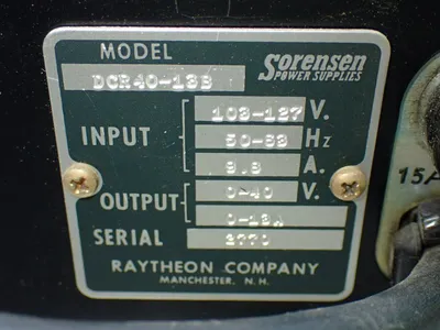Used SORENSEN DCR4013B DC Power Supplies Ohio US | HGR 24 #941857
