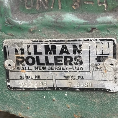 Used Hillman _UNKNOWN_ Ring Rollers Indiana US | J&J Industrial Supply #1369605