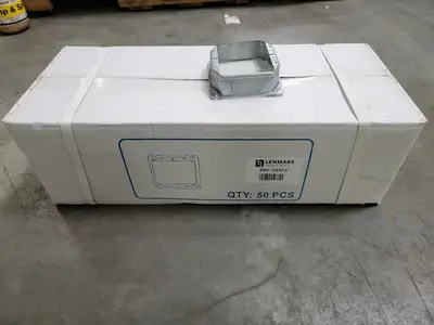 15.2 cu-in Electrical Square Outlet Box Cover