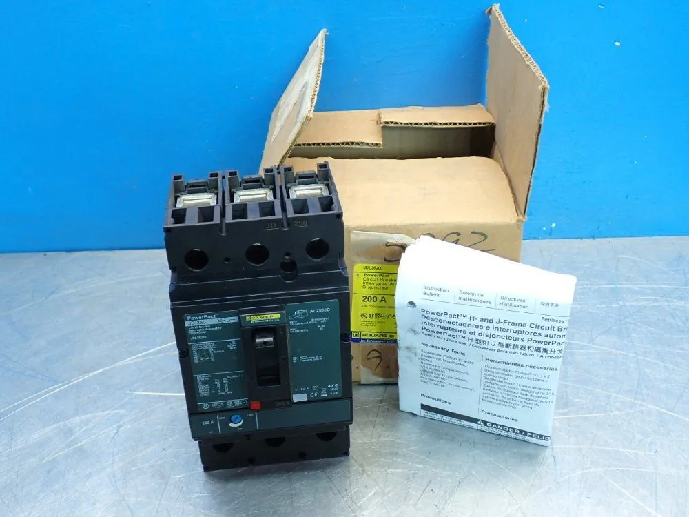 New | in-Stock SQUARE D JDL36200 Circuit Breakers Ohio US | HGR 24 #1069962