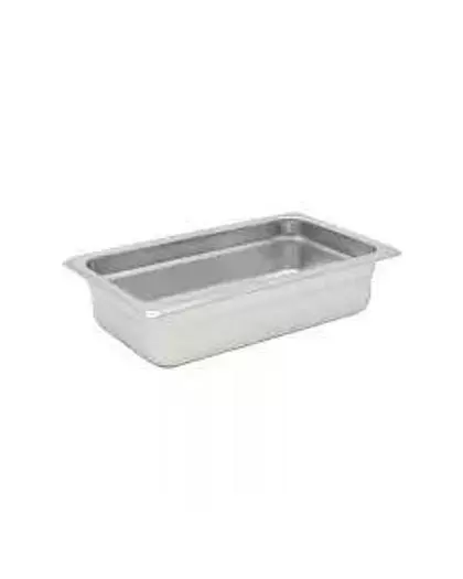 1/4 Size 2.5" Depth Stainless Steel Steam Table Pan