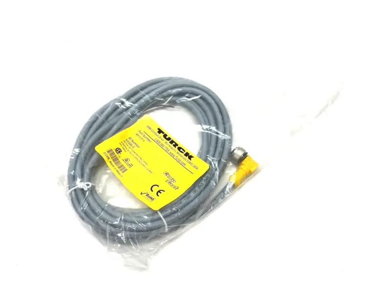 New | in-Stock TURCK EUROFAST SINGLE END RT ANGLE CORDSET Cable & Wire | Maverick Industrial Sales #1101509