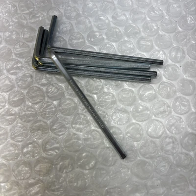 **Preowned (5) 4mm (5) 3mm Hex Allen Key, L-Wrench, ISO 2936 B+F #