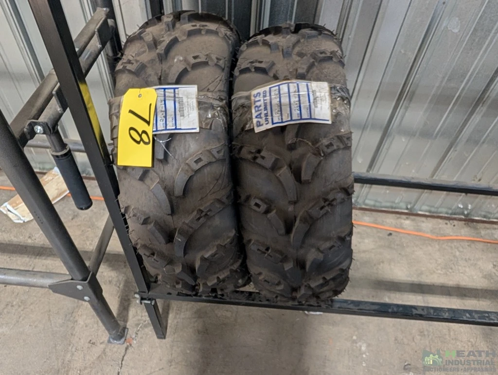 Used _UNKNOWN_ (2) TIRES CARLILE AT489 AT26 X 8 X 14 NEW Wheels & Tires Illinois US | Heath Industrial Auction Services #1546790