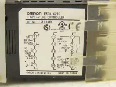Omron E5CN-C2TD PLC Temperature Controller Module 24V Panel Mount