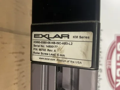 Exlar KM60-0350-05-NB-ISC-AB3-L2 Linear Actuator 1.76HP 350mm x 60mm 65732