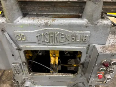 18 TON TISHKEN 4 POST MECHANICAL CUT-OFF PRESS USED