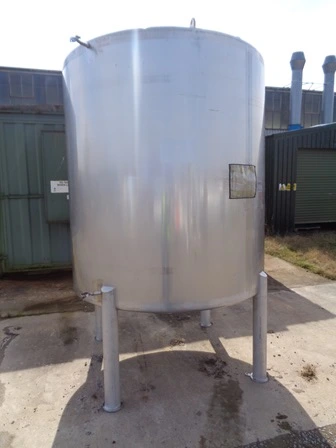 Used SINCLAIR STAINLESS 4,500 Litre Stainless Steel Tanks GB | Perry Equipment #120878