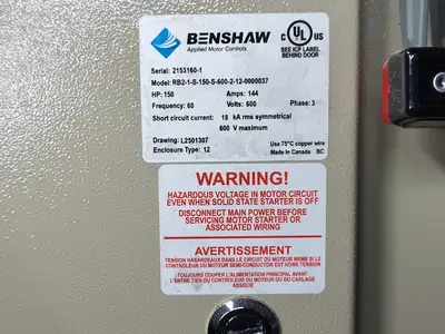 New | in-Stock BENSHAW RB2-1-S-150-S-600-2-12-0000037 Switchgears British Columbia CA | Lenmark #1427009